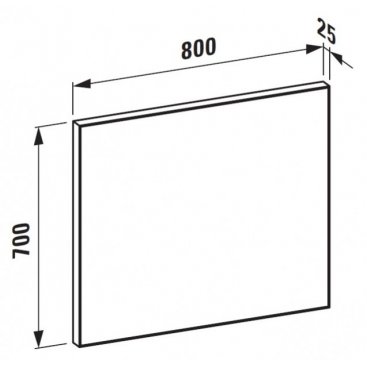 Зеркало Laufen Frame 25 447404