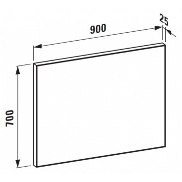 Зеркало Laufen Frame 25 447405