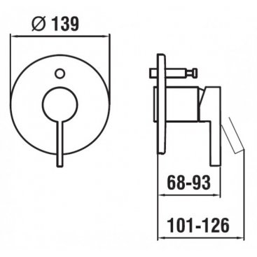 Смеситель для ванны Laufen Kartell 3.2133.6.004.000.1