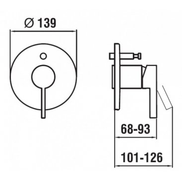 Смеситель для ванны Laufen Kartell 3.2133.6.090.000.1