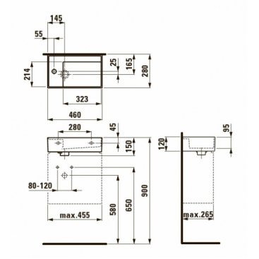 Раковина Laufen Kartell 815335 белая