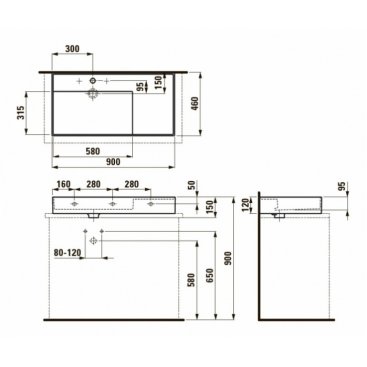 Раковина Laufen Kartell 818338 белая