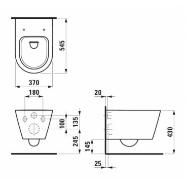 Унитаз Laufen Kartell 820336