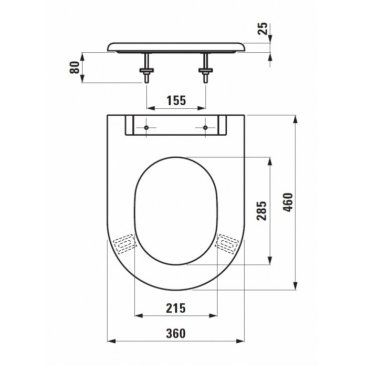 Сиденье Laufen Libertyline 891470