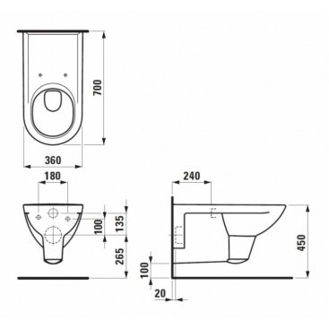 Унитаз Laufen Liberty Pro 820954