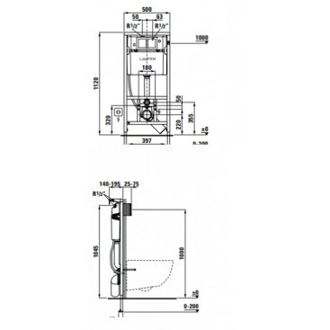 Инсталляция Laufen Lis 8.9466.0.000.000.1