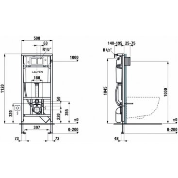 Инсталляция Laufen Lis 8.9466.1.000.000.1