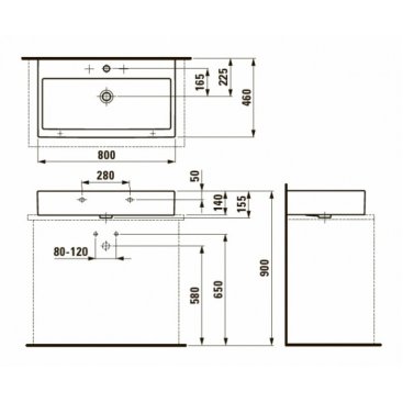 Раковина Laufen Living City 817437 белая