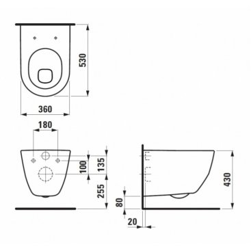 Унитаз Laufen Pro 820959