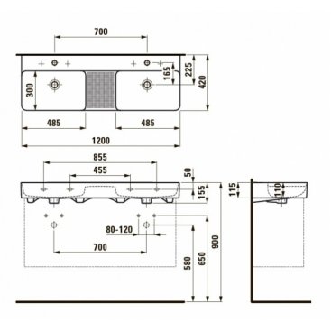 Раковина Laufen Val 814282 белая LCC