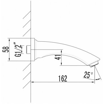 Излив Lemark LM3781MW