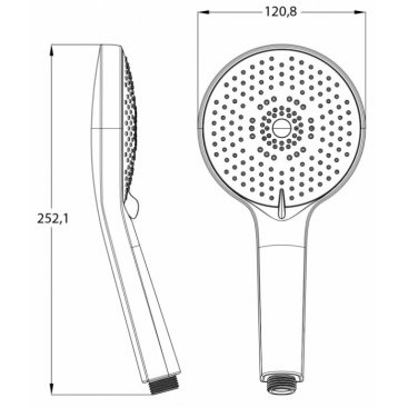 Душевая лейка Lemark LM8125C