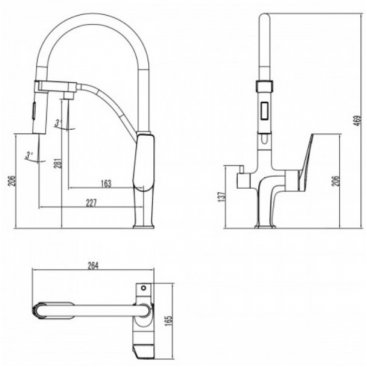 Смеситель для кухни Lemark Comfort LM3074C