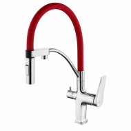 Смеситель для кухни Lemark Comfort LM3074C-Red