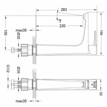 Смеситель для раковины Lemark Evitta LM0509C