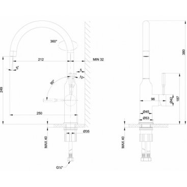 Смеситель для кухни Lemark Expert LM5079LGN