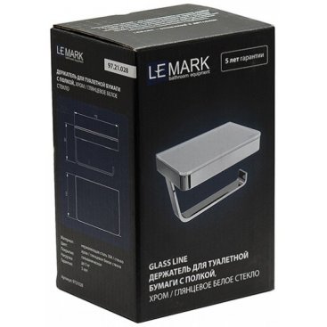 Держатель для бумаги Lemark Glass Line 9721028