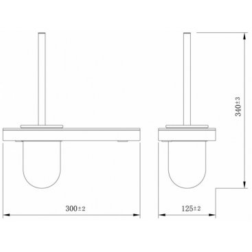 Ершик Lemark Glass Line 9761031