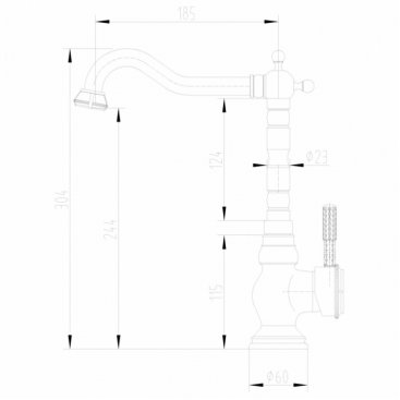 Смеситель для кухни Lemark Jasmin LM6645ORB