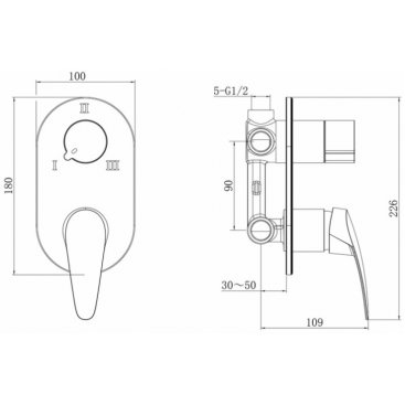 Смеситель для душа Lemark Linara LM0428C