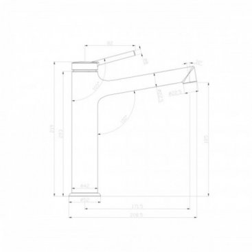 Смеситель для раковины Lemark Minima LM3837C