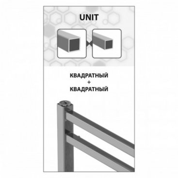 Полотенцесушитель водяной Lemark Unit 500x1000