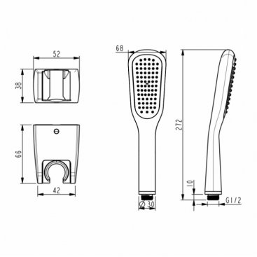 Смеситель для ванны Lemark Ursus LM7251BL