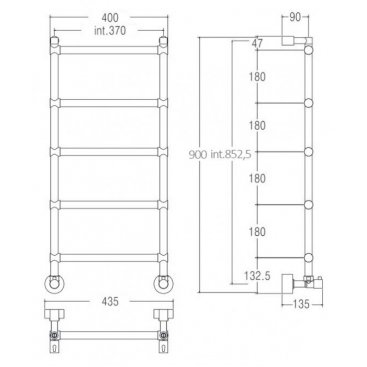 Полотенцесушитель Margaroli Sole 370-442-5