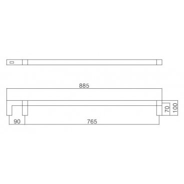 Полотенцесушитель Margaroli Panorama 666-900 BOX