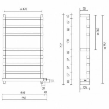 Полотенцесушитель Margaroli Panorama 864-8 BOX