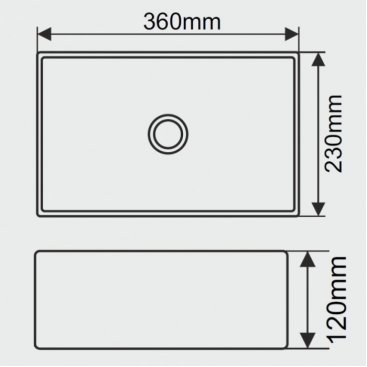 Раковина Melana MLN-320319-805 белая