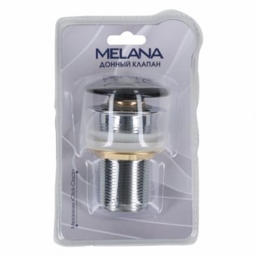 Донный клапан Melana MLN-330300MB черный матовый