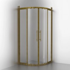 Душевой уголок Migliore Aurelia 90x90 см 20384 прозрачное стекло, бронза