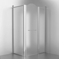 Душевой уголок Migliore Diadema 120x80 см 22676 матовое стекло, хром