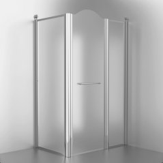 Душевой уголок Migliore Diadema 120x80 см 22676 матовое стекло, хром