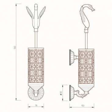 Ершик Migliore Luxor 26118 золото