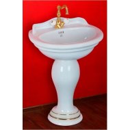 Раковина с пьедесталом Migliore Milady 62 см 20844+20853
