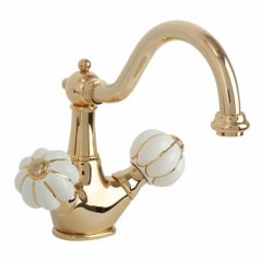 Смеситель для раковины Migliore Olivia 19032 золото