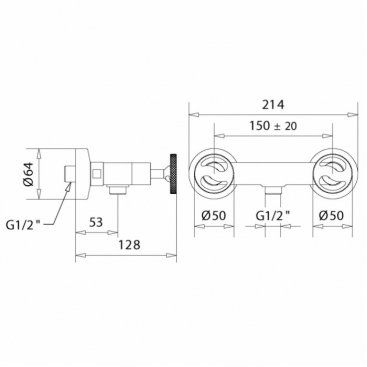 Смеситель для душа Migliore Reversa 28200 золото