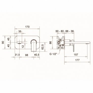 Смеситель для раковины Migliore Tenesi 25422 хром