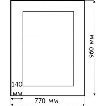 Зеркало Misty Аврора R.1076.PA.ZF col 131