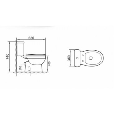 Унитаз Niagara Brava NG-9901