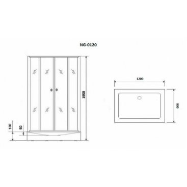Душевой уголок Niagara Nova NG-0120-14