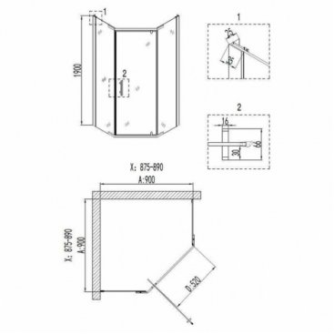 Душевой уголок Niagara Nova NG-6405-08