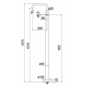 Смеситель для ванны Nobili Velis VE125188/3RCP