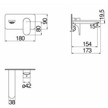 Смеситель для раковины Nobili Yoyo YO126198CR