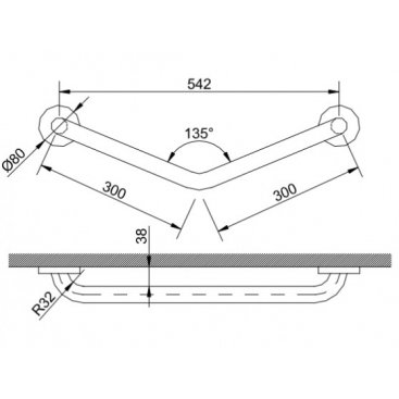 Поручень Nofer 15068.S