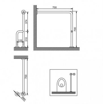 Поручень Nofer 15203.S