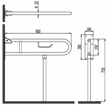 Поручень Nofer 15206.S