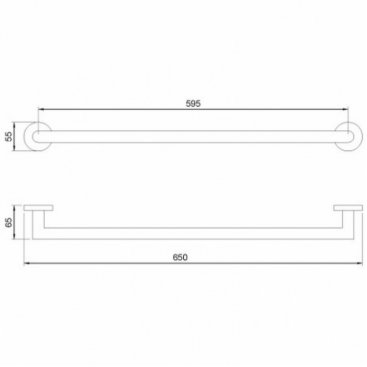 Держатель для полотенца Nofer Niza 16850.S